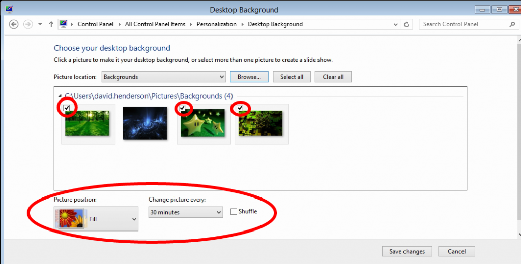 How to set up desktop background image rotation in Windows 8 β Fix-KB